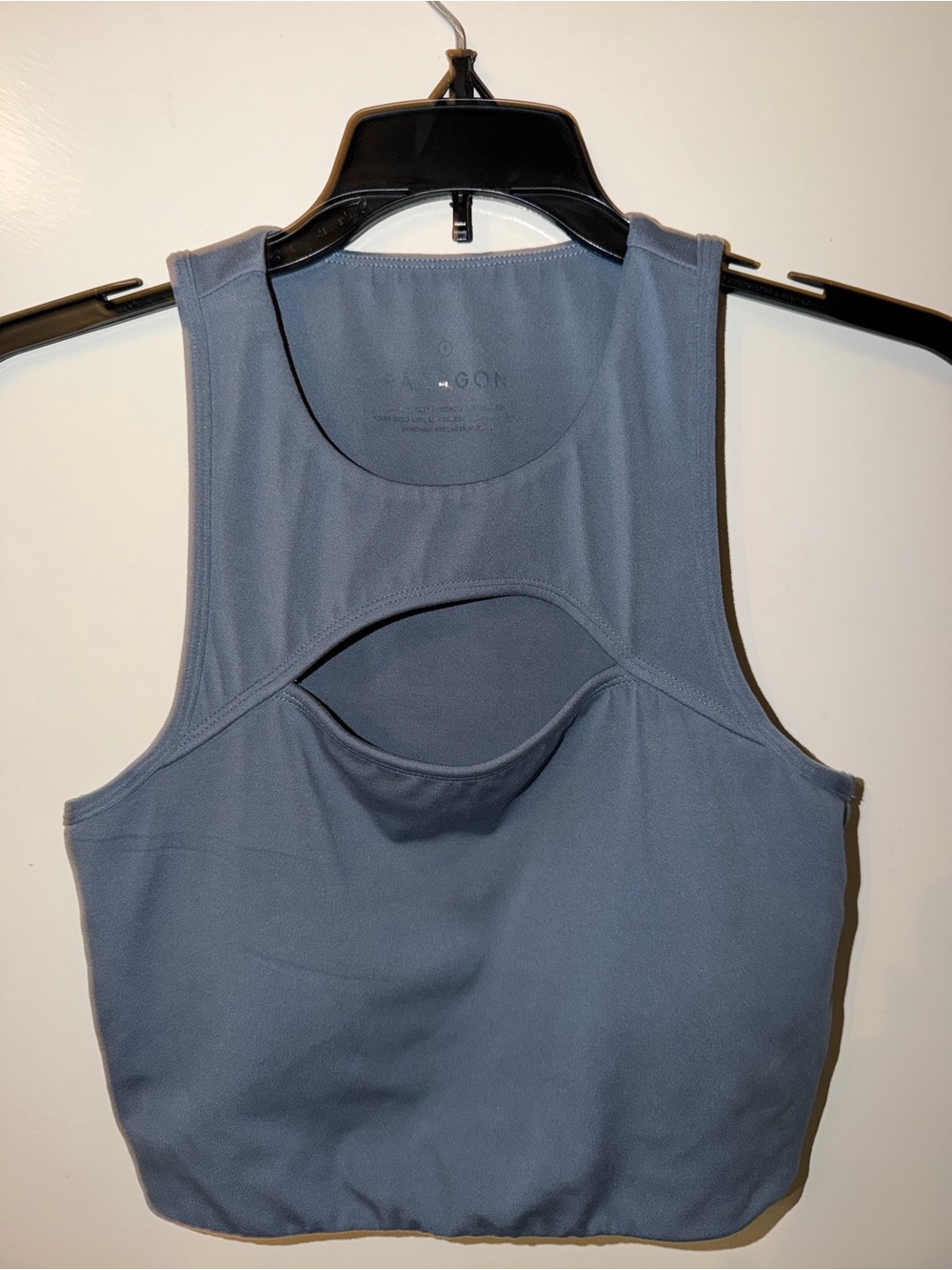 Paragon Fitwear Slate Blue Cutout Sports Bra Tank